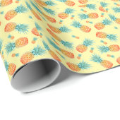 Pineappelpatroon Cadeaupapier (Rol Hoek)