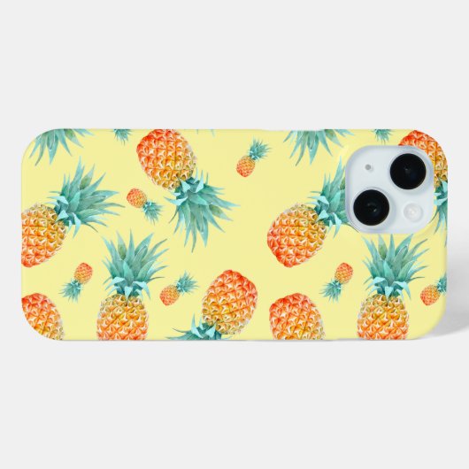 Pineappelpatroon Case-Mate iPhone Case (Achterkant (horizontaal))