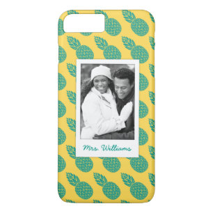 Pineappelpatroon   Foto en naam toevoegen Case-Mate iPhone Case