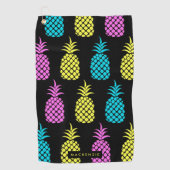 Pineappelpatroon Golfhanddoek (Voorkant)