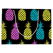 Pineappelpatroon Groot Cadeauzakje (Achterkant)
