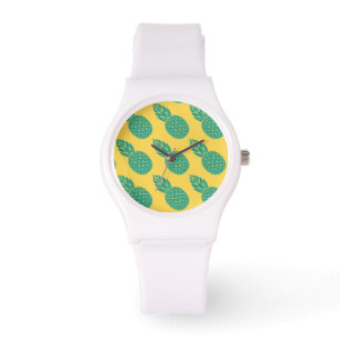 Pineappelpatroon Horloge
