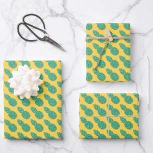Pineappelpatroon Inpakpapier Vel