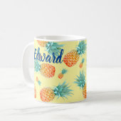 Pineappelpatroon Koffiemok (Voorkant links)