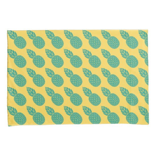Pineappelpatroon Kussensloop (Voorkant-Rechts)