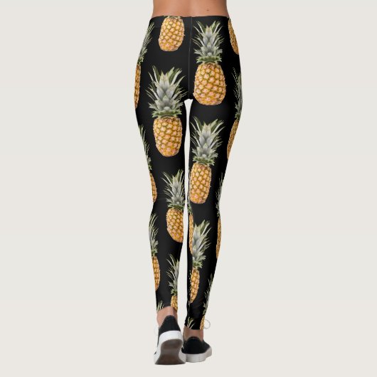 Pineappelpatroon Leggings (Achterkant)
