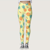 Pineappelpatroon Leggings (Voorkant)