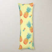 Pineappelpatroon Lichaamskussen (Achterkant (Verticaal))