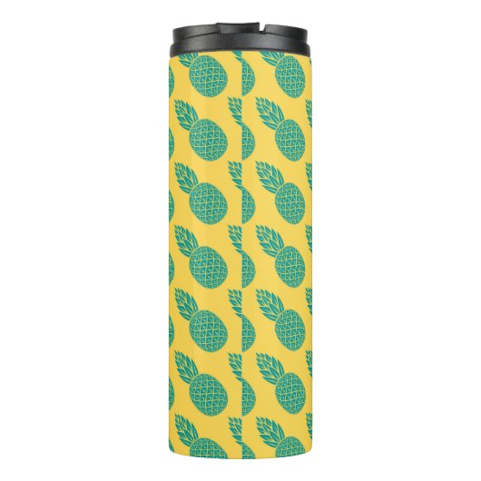 Pineappelpatroon | Monogram Thermosbeker (Achterkant)