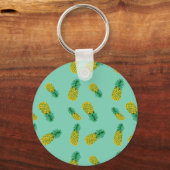 Pineappelpatroon op Sleutelhanger (Voorkant)