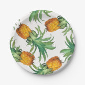 Pineappelpatroon Papieren Bordje (Voorkant)