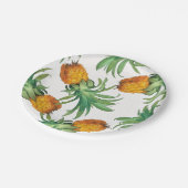 Pineappelpatroon Papieren Bordje (Gekanteld)