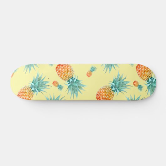 Pineappelpatroon Persoonlijk Skateboard (Horizontaal)