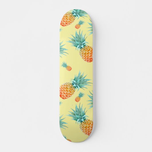 Pineappelpatroon Persoonlijk Skateboard (Voorkant)