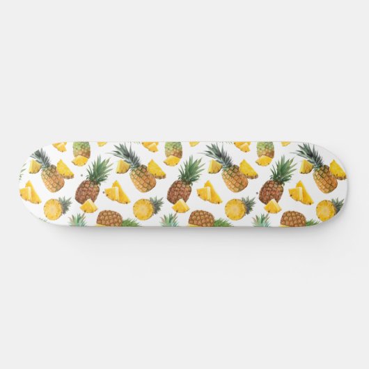 Pineappelpatroon Persoonlijk Skateboard (Horizontaal)