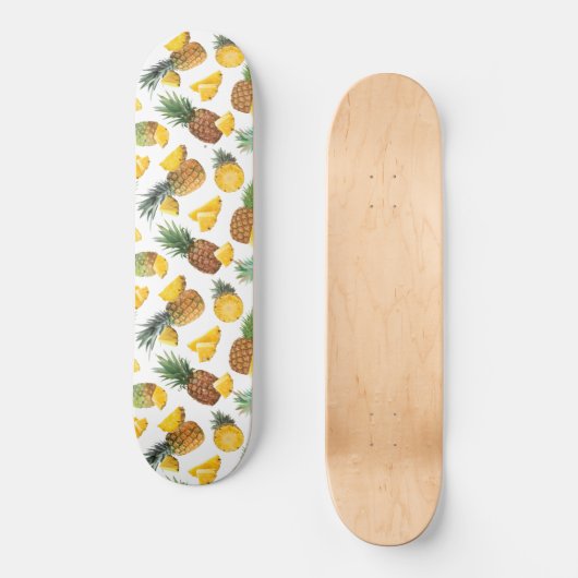 Pineappelpatroon Persoonlijk Skateboard (Voorkant)