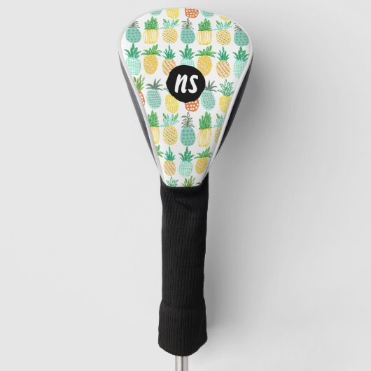 Pineappelpatroon | Putter | Afdekking Golf club Golfheadcover (Voorkant)