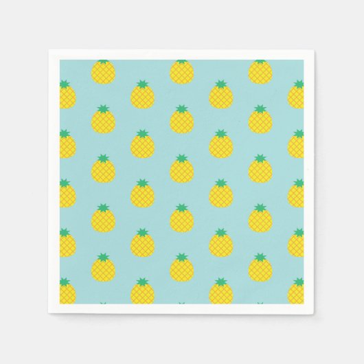 Pineappelpatroon Servet (Voorkant)