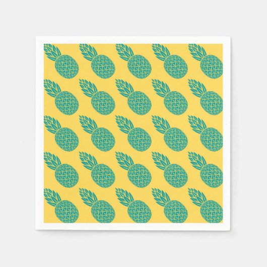 Pineappelpatroon Servet (Voorkant)