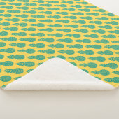 Pineappelpatroon Sherpa Deken (3/4)
