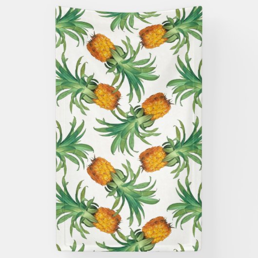 Pineappelpatroon Spandoek (Verticaal)