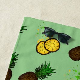 Pineappelpatroon Strandlaken