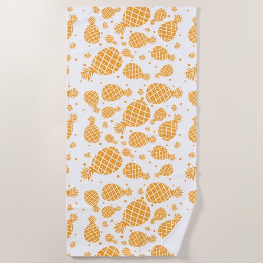 Pineappelpatroon Strandlaken (Voorkant)
