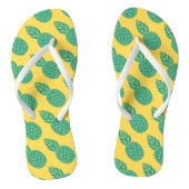 Pineappelpatroon Teenslippers (Voetbed)