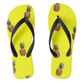 Pineappelpatroon Teenslippers (Voetbed)