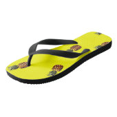 Pineappelpatroon Teenslippers (Schuin)