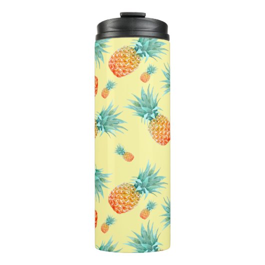 Pineappelpatroon Thermosbeker (Voorkant)