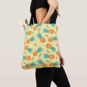 Pineappelpatroon Tote Bag (Dichtbij)