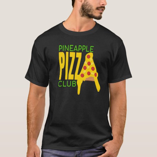 Pineappelpizza-club T-shirt (Voorkant)
