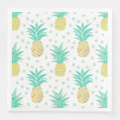 Pineappelschilders, tropisch luiers servet (Voorkant)