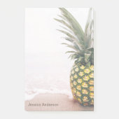 Pineappeltropisch met naam post-it® notes (Voorkant)