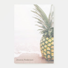 Pineappeltropisch met naam post-it® notes