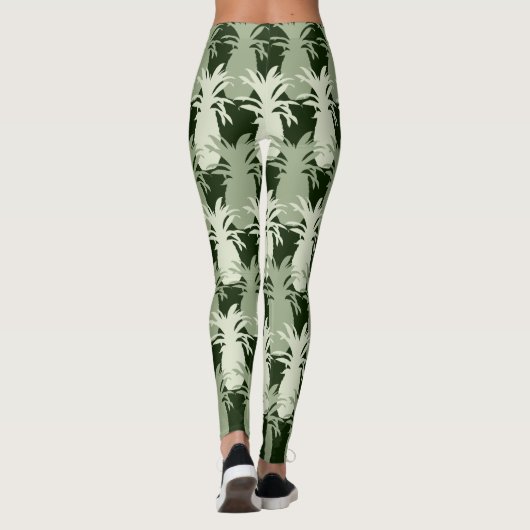 PINEAPPELTROPISCH PATROON LEGGINGS (Achterkant)