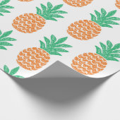 pineappelvormig vormgegeven cadeaupapier (Hoek)