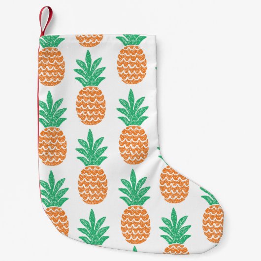 pineappelvormig vormgegeven kleine kerstsok (Voorkant)