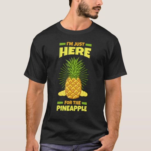 Pineappelvruchtensap Funny Hawaiian Quotes T-shirt (Voorkant)