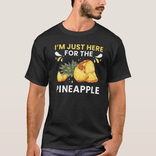 Pineappelvruchtensap Funny Hawaiian Quotes T-shirt (Voorkant)