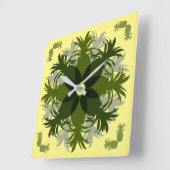 PINEAPPELWREATSBATROON VIERKANTE KLOK (Hoek)