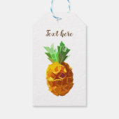 Pineapple aangepaste tekst cadeau Labels Cadeaulabel (Achterkant)