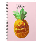 Pineapple Art aangepaste naam Notitieboek (Voorkant)