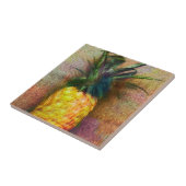 PIneapple Art keramisch tapijten Tegeltje (Zijkant)