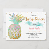 Pineapple bruiloftsfeest uitnodiging (Voorkant)