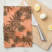 Pineapple Camo Hawaiian Kitchen Towel Theedoek (Quarter Fold)