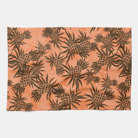 Pineapple Camo Hawaiian Kitchen Towel Theedoek (Horizontaal)