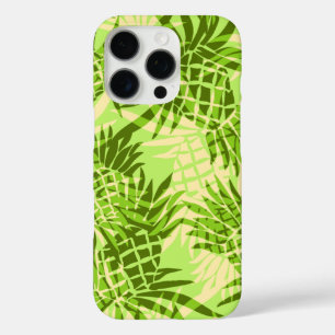 Pineapple Camo Hawaiian Lime Green iPhone 16 Pro Hoesje