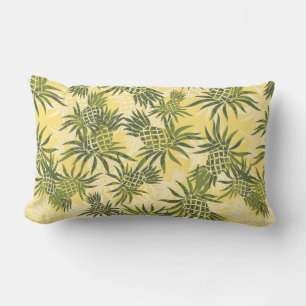 Pineapple Camo Hawaiian Lumbar Kussens